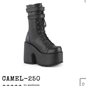 Demonia Camel Platform boots